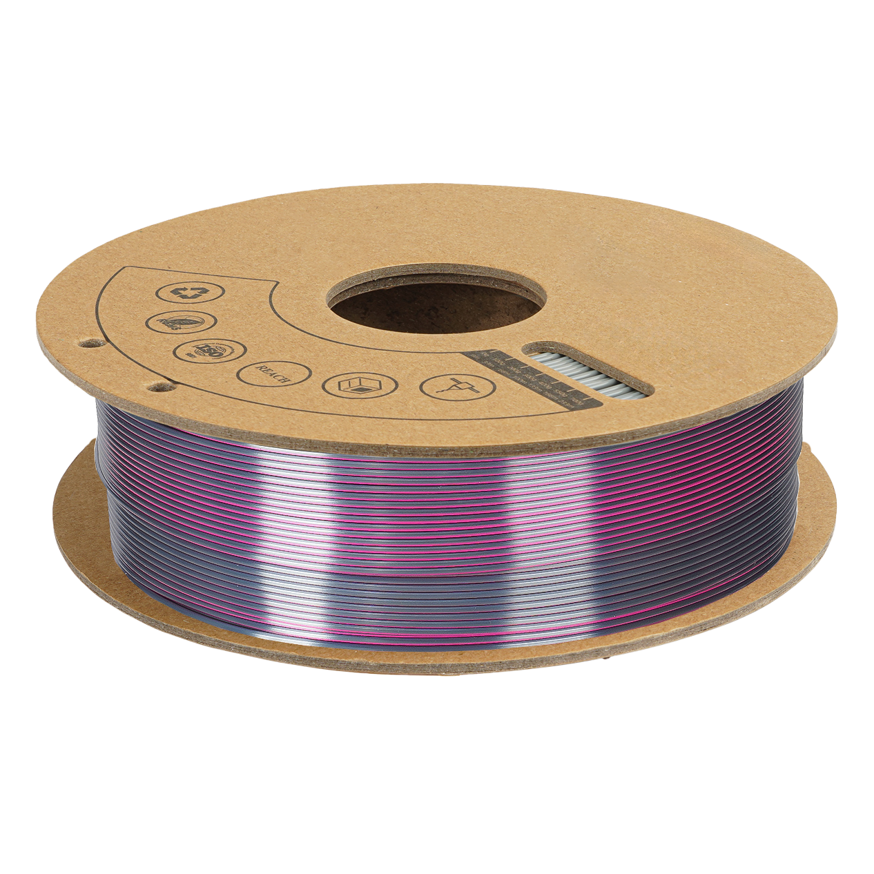 PLA-Silk Dual Color Black-Red, 1000g, 1.75 mm