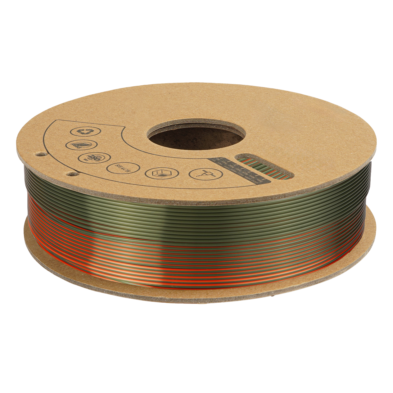 PLA-Silk Dual Color Bronze-Orange, 1000g, 1.75 mm