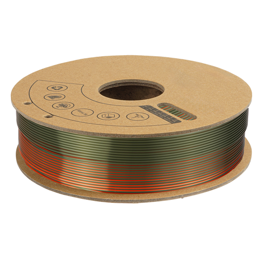 PLA-Silk Dual Color Bronze-Orange, 1000g, 1.75 mm