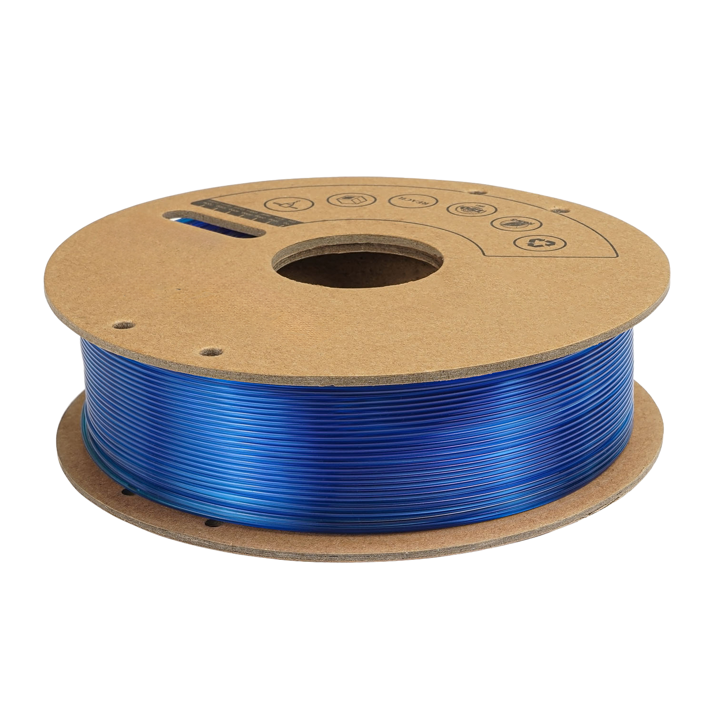 PLA Transparent Blue, 1000g, 1.75 mm