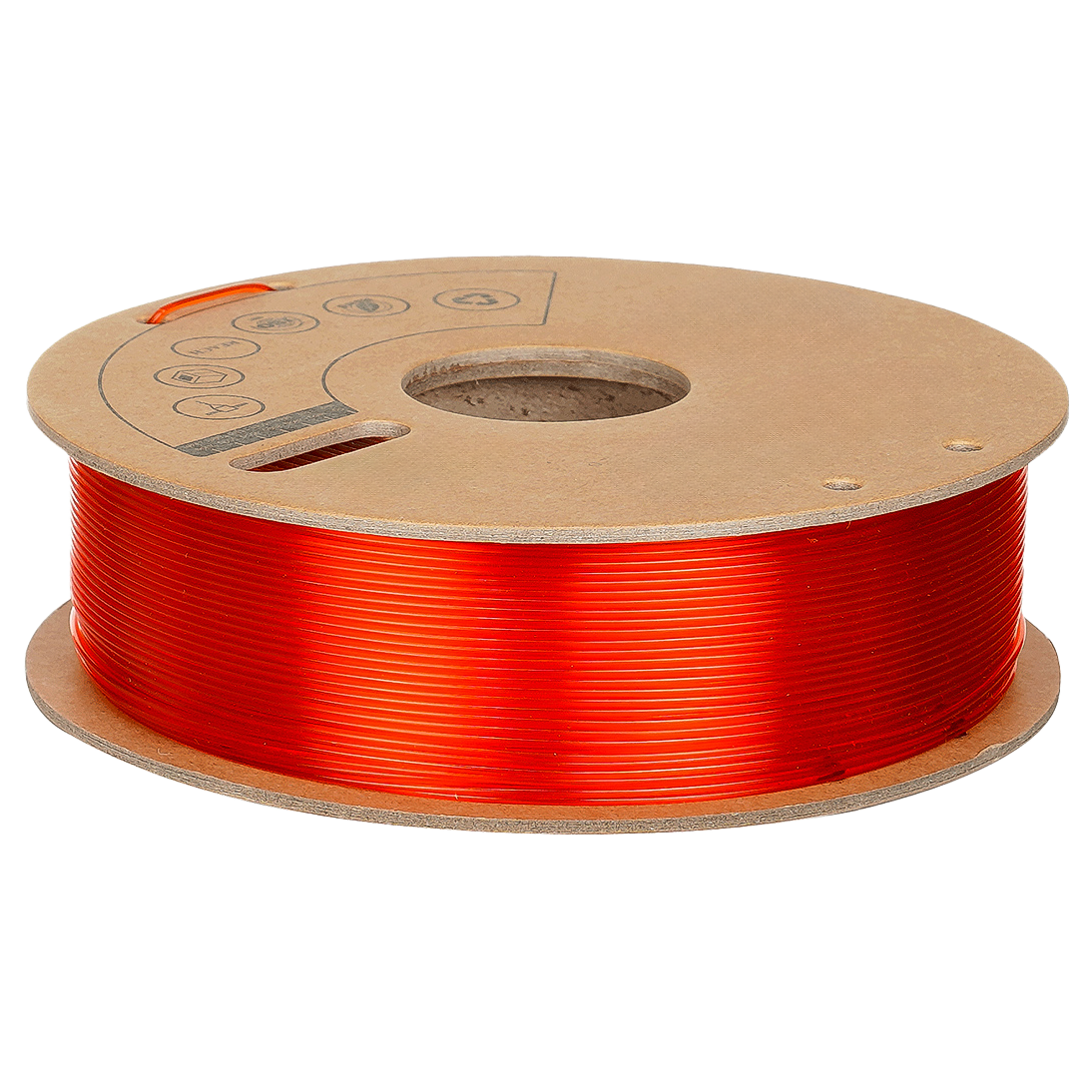 PLA Transparent Red, 1000g, 1.75 mm